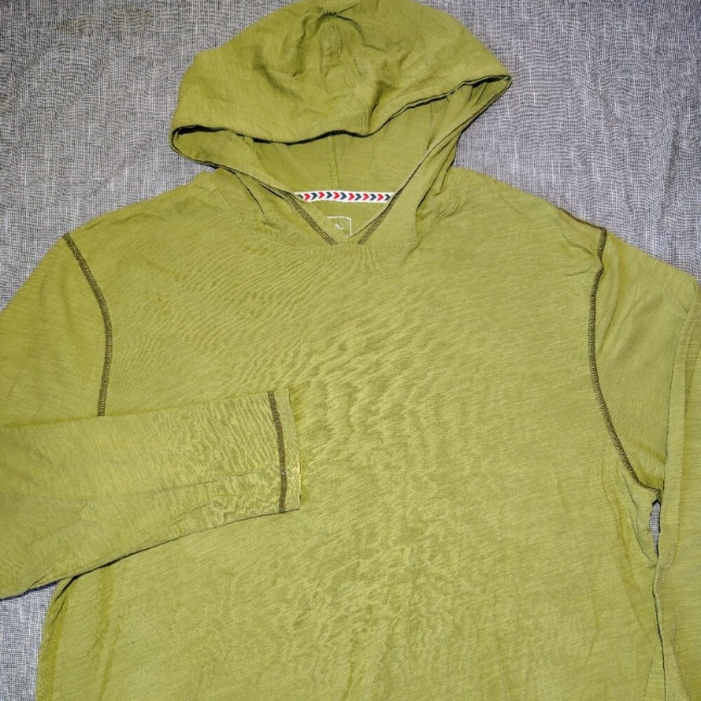 Surf Pedleton Shirt‎ Hoodie Size Large Olive Cotton Long Sleeve